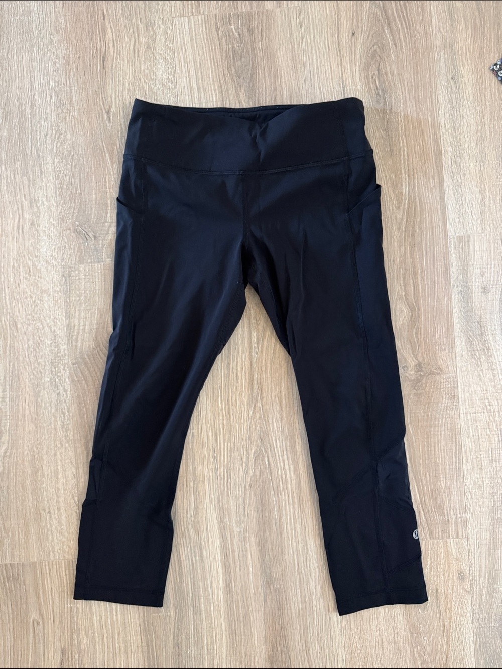 lululemon athletica Black High-Rise Leggings with Side Pockets